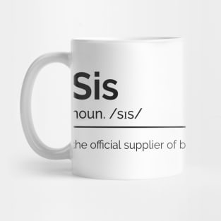 Sister Dictionary Definition Mug